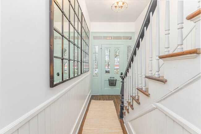 Shared main entry with coded lock for a keyless entry - 108 W Henry St