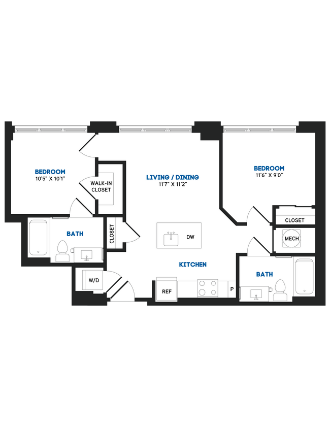 Floorplan - The Chase at Bryant Street