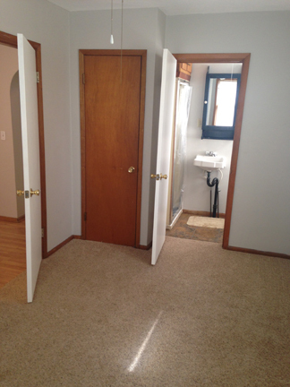 Bedroom looking toward bath - 245 N Seminary St