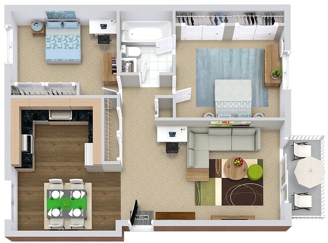 Floorplan - Briarwood Park Apartments
