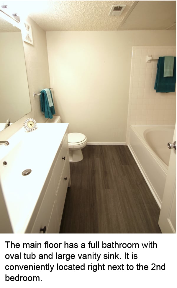 The second bathroom is next to the second bedroom. Perfect for roommate situations. - 1942 Oxford Ln