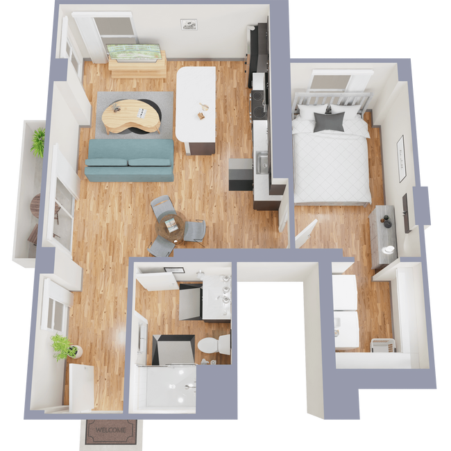 Floorplan - The Gallery on Fifth