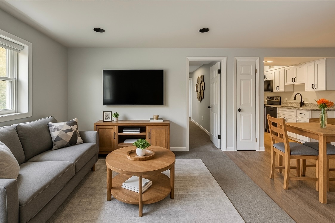 VIRTUALLY STAGED Living area - 5336 Wapakoneta Rd