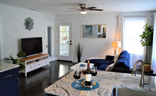 The living room area - 1115 8th St N