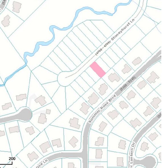 Plat Map - 4728 Stoneyhurst Ln