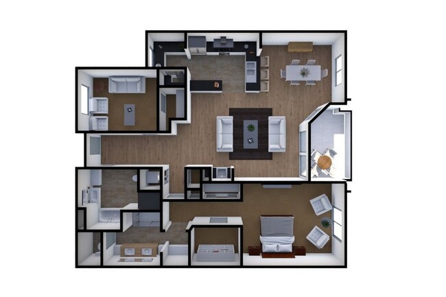 Floorplan - Riviera Coast Apartments