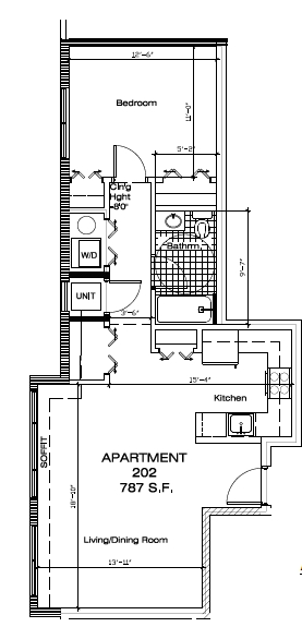 1BR/1BA - The Colonade