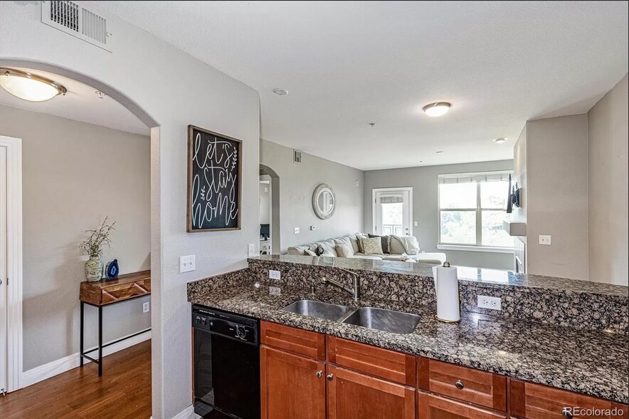 Kitchen and Living Room - 9059 E Panorama Cir