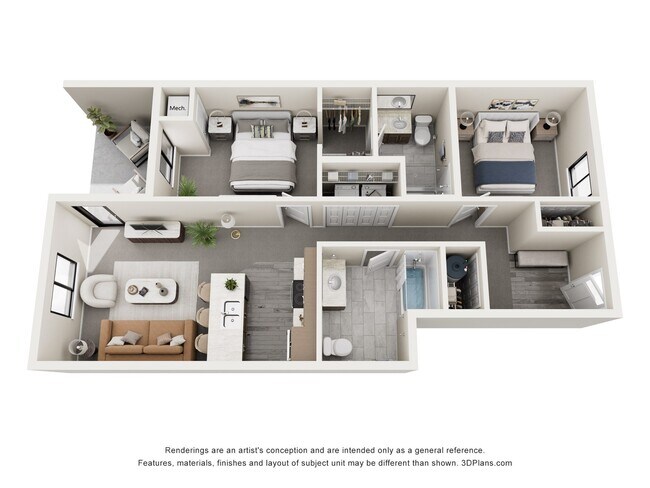Floorplan - Valley Vue Apartments