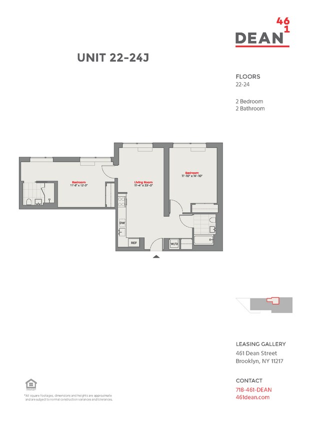 Floorplan - 461 Dean