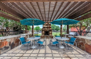 Picnic and BBQ area perfect for weekend gatherings or casual dinners under the Texas sky. - Bent Tree Park Apartments
