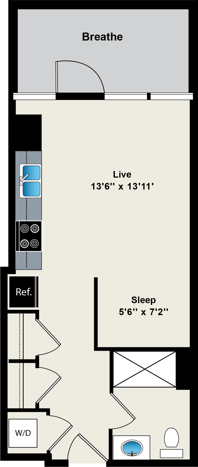 Floorplan - Reside on Green Street
