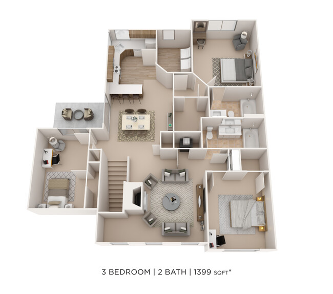 Floorplan - Villas of Victor and Regency Townhomes