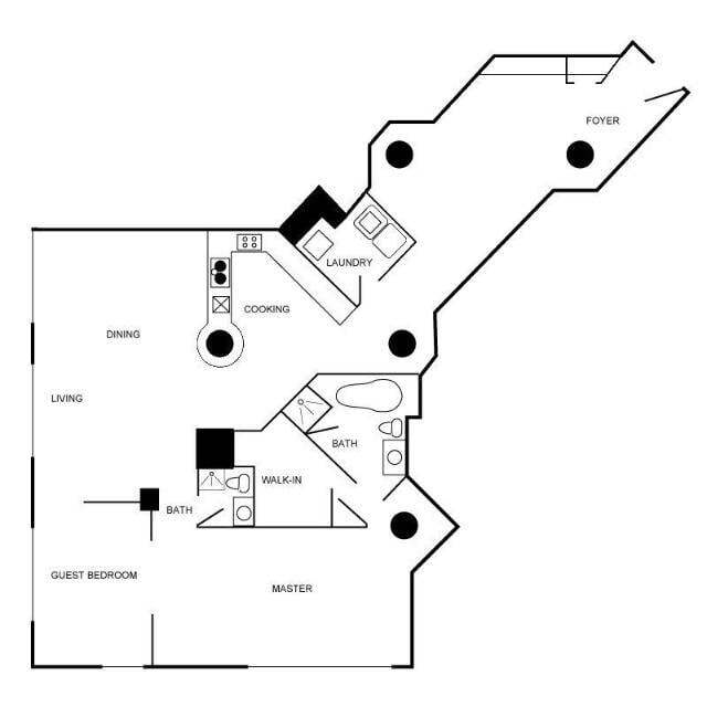 Floorplan - South Side on Lamar