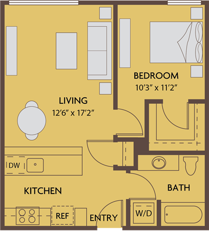 Floorplan - Greenhouse Apartments