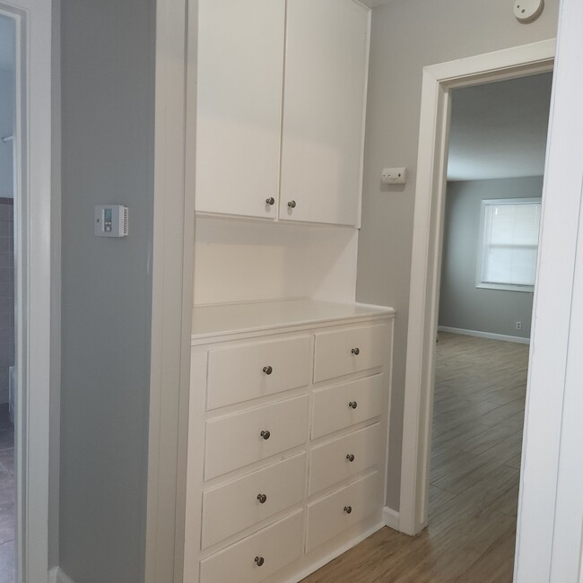 Storage and drawers in hallway - 3424 12th Ave