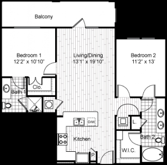 Floorplan - The Edge at Glade Parks