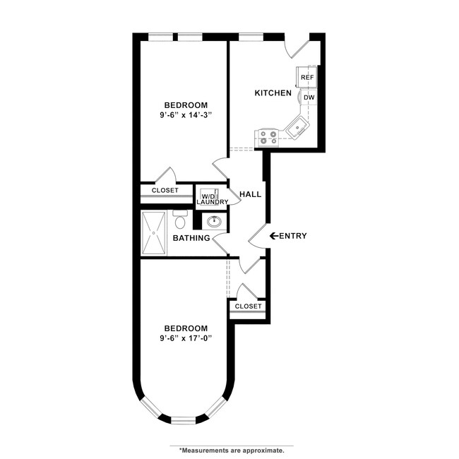 Floorplan - Clearway Apartments