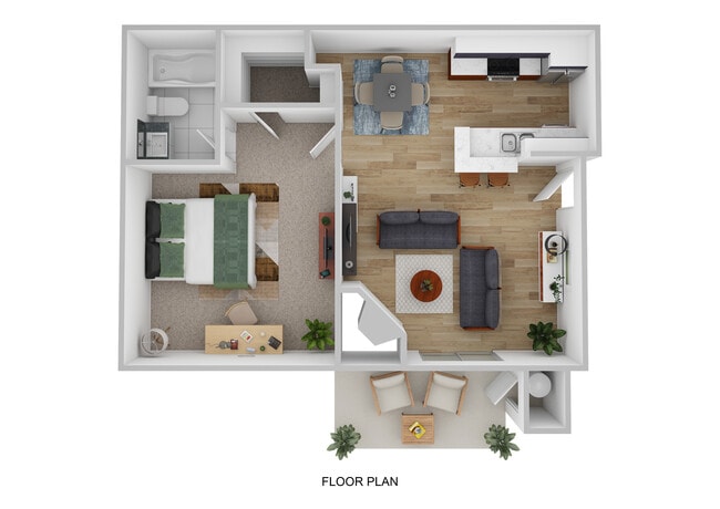 A2 Floor Plan - The Lantern