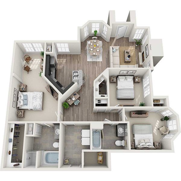 Floorplan - The Falls at Settlers Walk