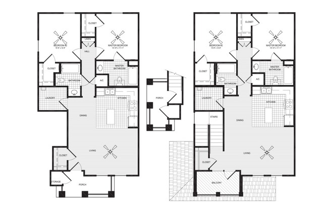 Floorplan - Grace Lake Townhomes