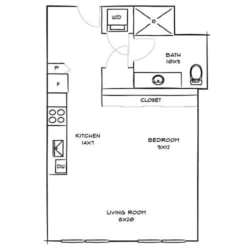 Floorplan - Indigo Apartments