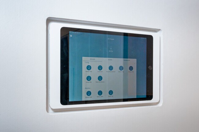 Smart home Ipad. Controls everything from lights, sonos, TV etc. - 611 W 49th St