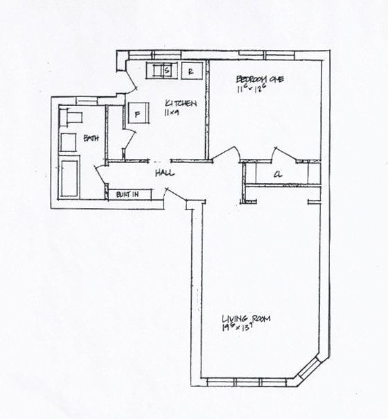 Floorplan - 2200-10 Sherman Ave.