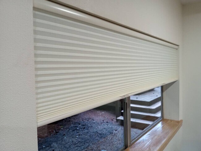 Pleated cellular shades - 8008 149th St NW