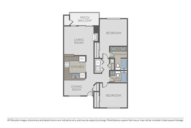 2 Bed 2 Bath - Sammamish View