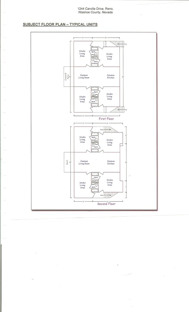 Carville Park Apartments 1244 Carville Dr Reno NV 89512 Apartment