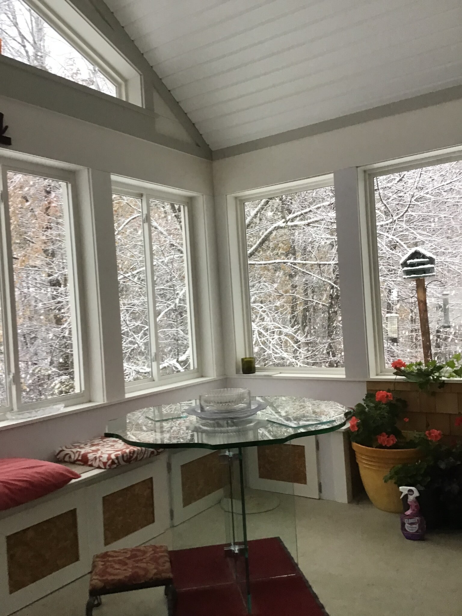 Back viewing sun room - 398 Crummett Mountain Rd
