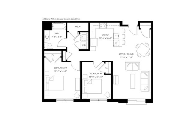 Floorplan - Wall Street Place