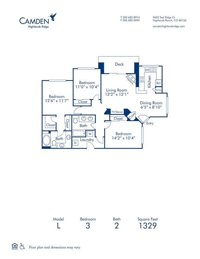 Floorplan - Camden Highlands Ridge