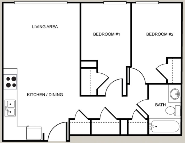 2BR/1BA - 98 Water Street Apartments