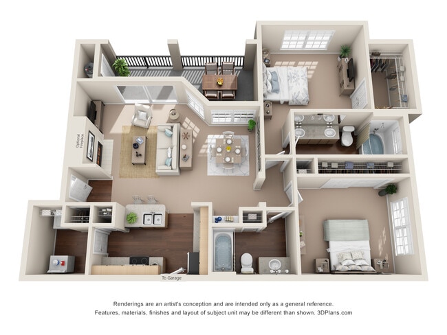 Floorplan - Sonterra Apartment Homes