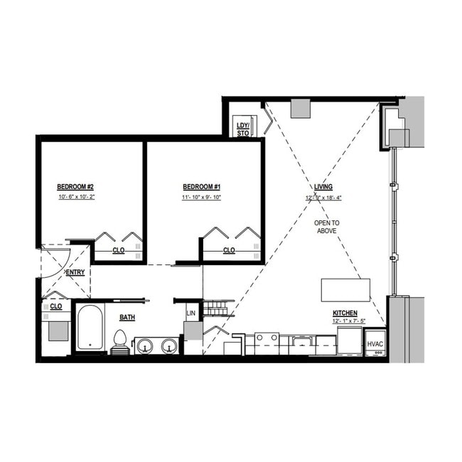 Floorplan - Parisian on Vine Apartments