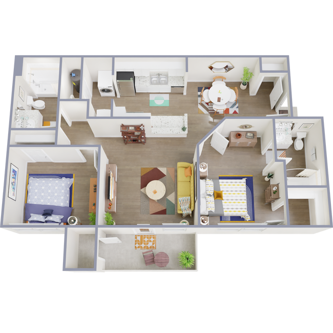 Floorplan - Waterside Oaks Apartments