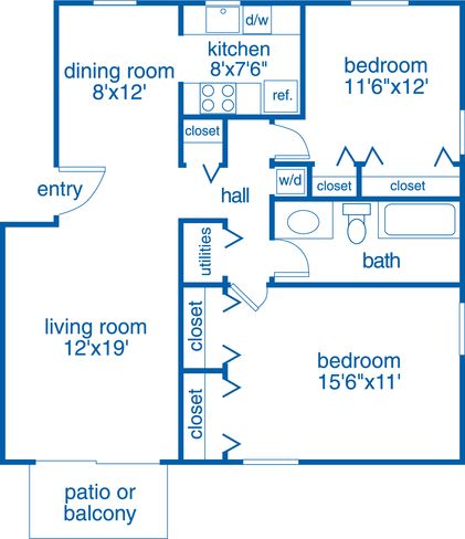 Floorplan - Merrick Place