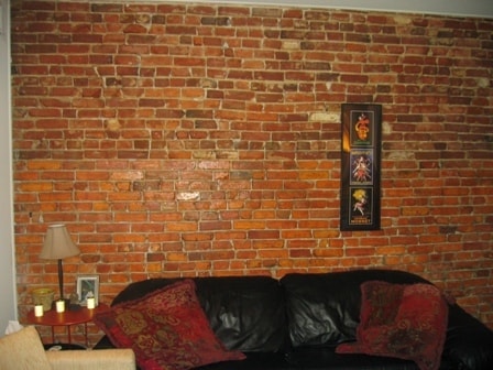 Exposed brick throughout - 1818 S St NW