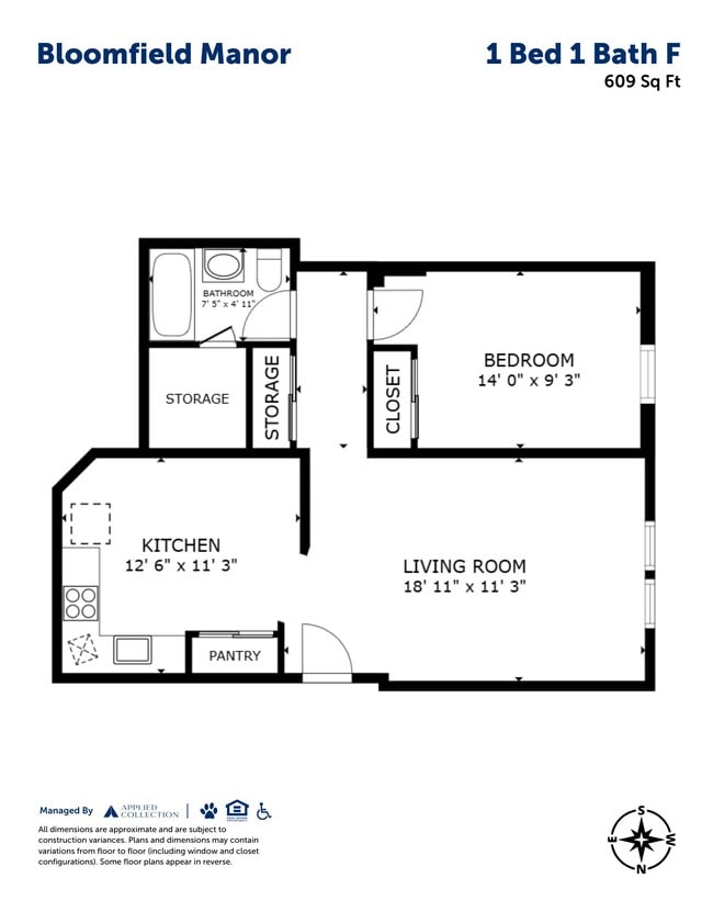 Floorplan - Bloomfield Manor