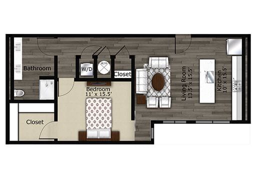 Floorplan - Edge on Four Apartments