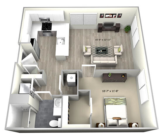 Floorplan - 735 Truman Apartments