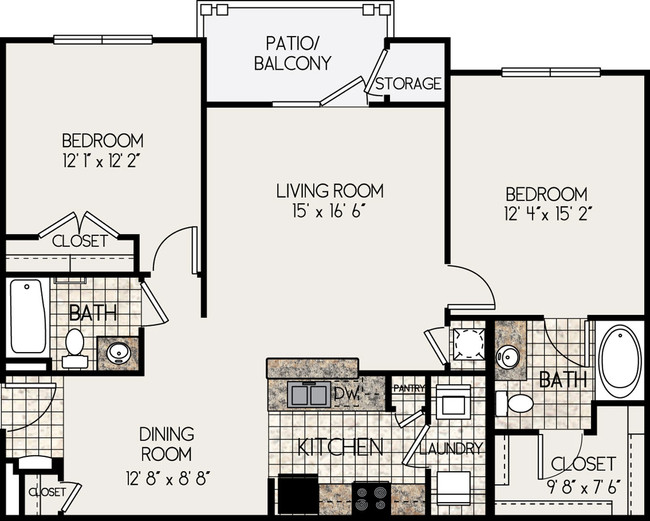 B2 Floorplan - Clairmont at Brier Creek