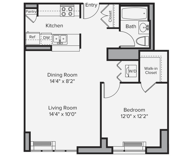 Floorplan - Avalon Riverview South Tower