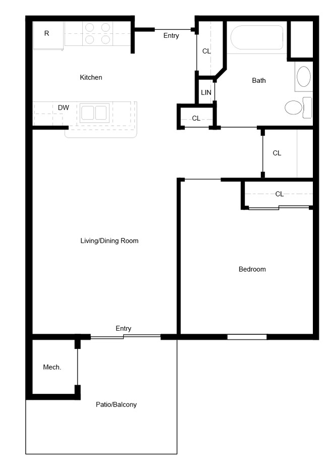 Floorplan - MeadowView at Clifton Park Apartments