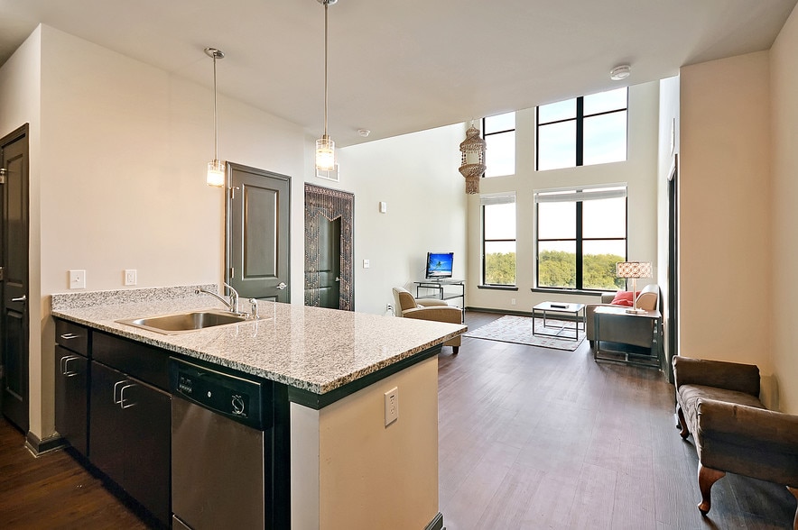 930 NoMo Living Room - Vaulted Ceiling - 930 NoMo