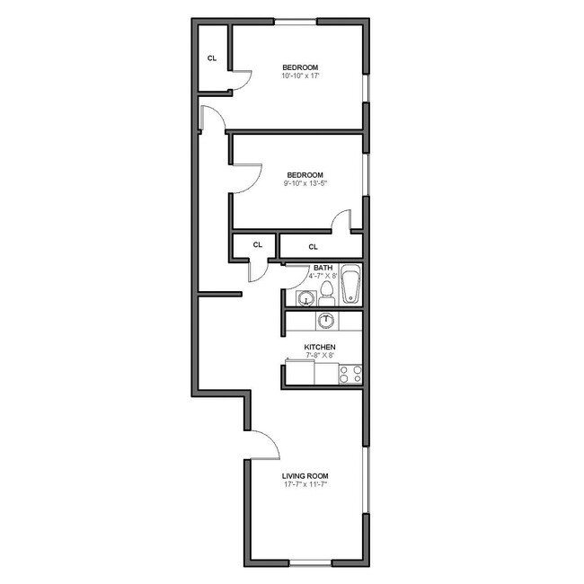 Floorplan - Hempstead Road Apartments