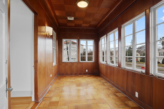 Enter into original sunroom - 3801 Nashville Ave