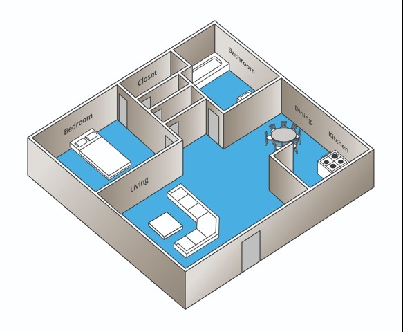 1 Bedroom Flat - Campus Station